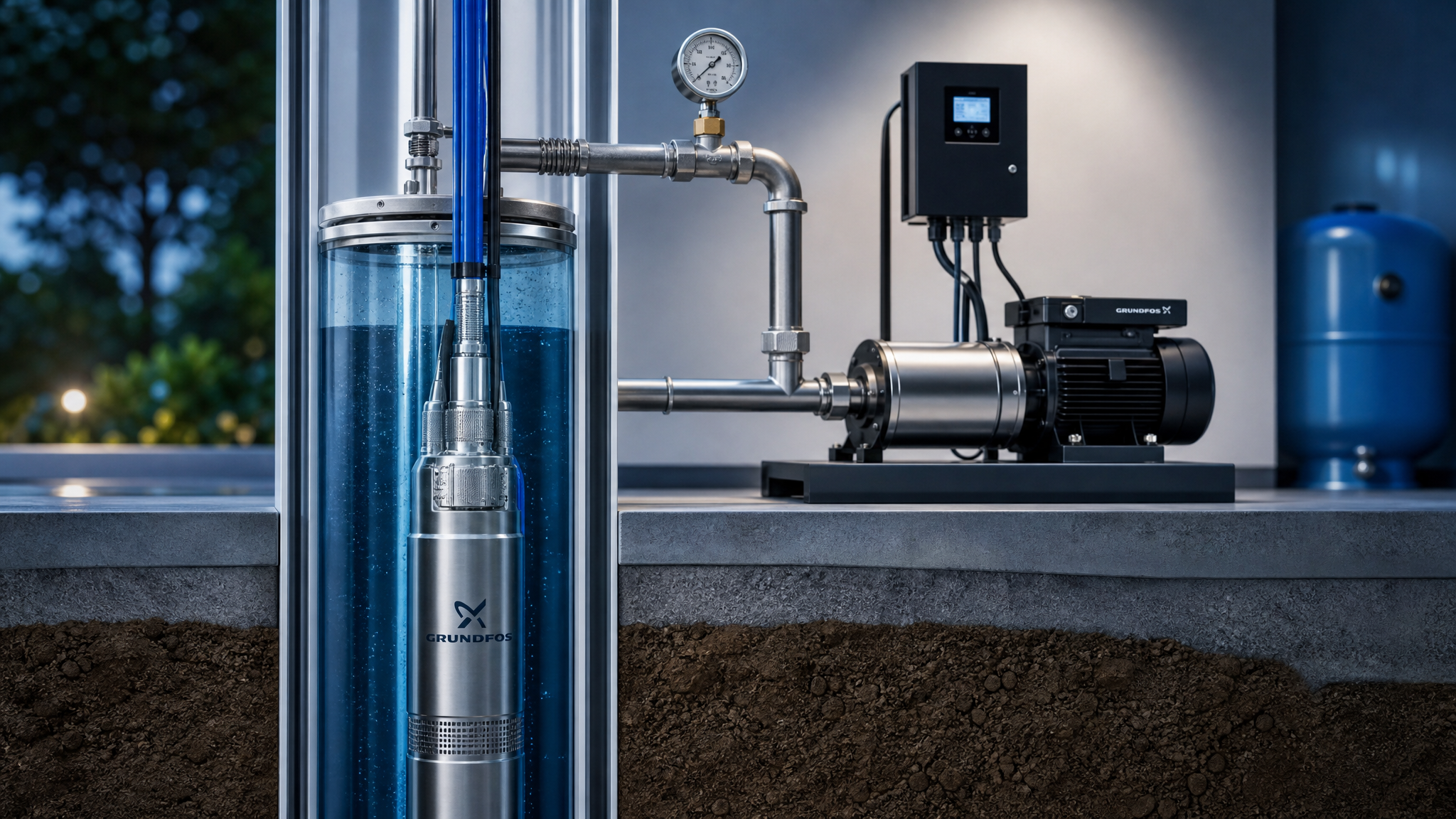 Professional well pump installation by ClearWater Well & Pump